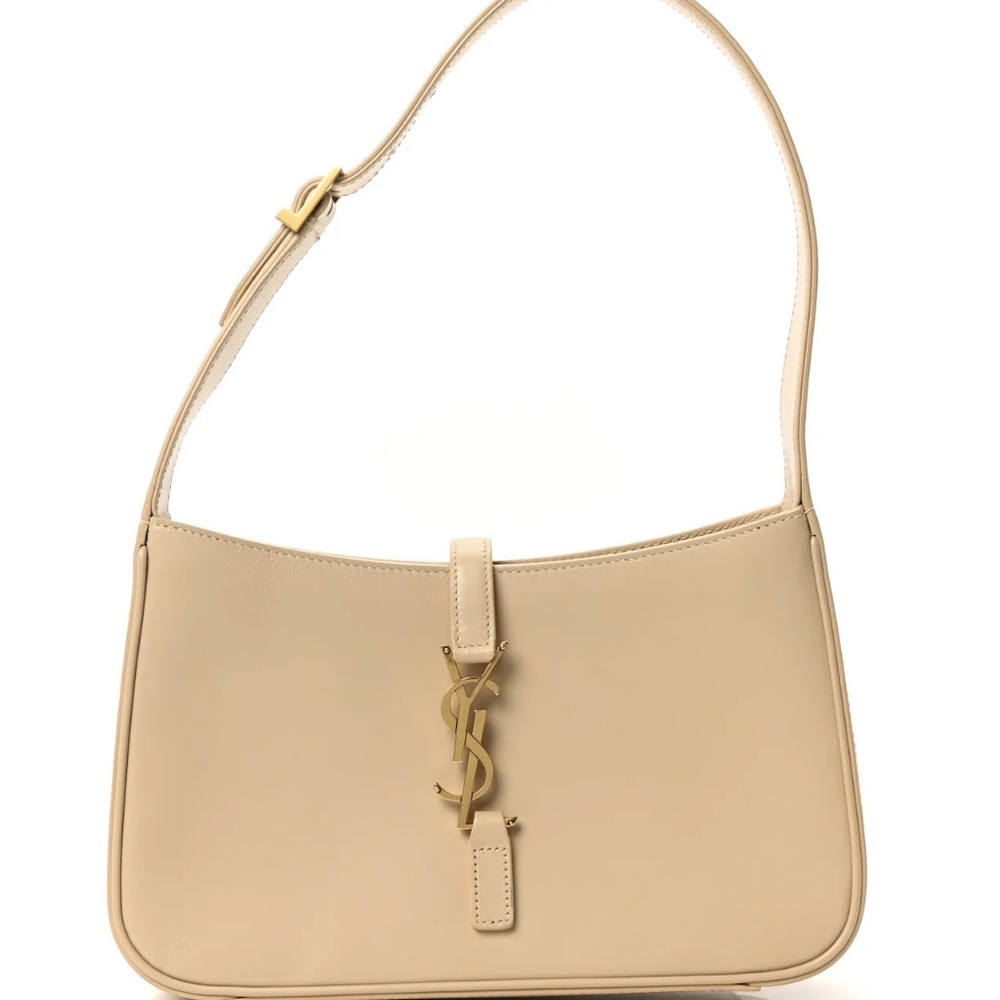 SAINT LAURENT Smooth Calfskin Le 5 A 7 Hobo